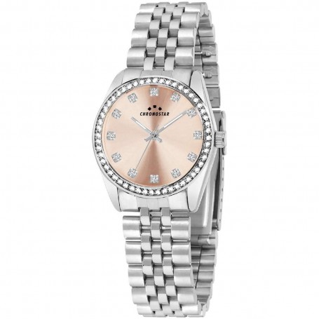 LUXURY 3H 31 MM ROSE DIAL BR SS