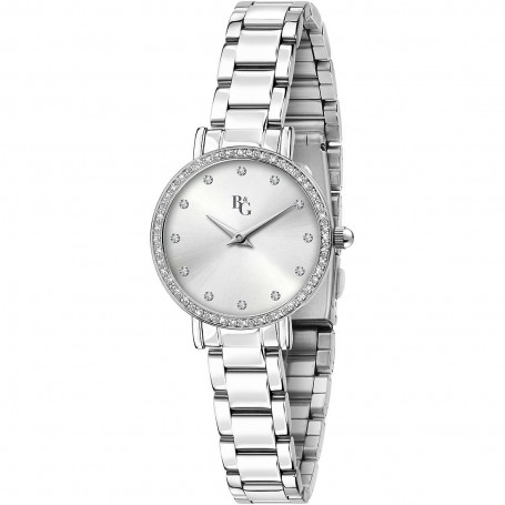 PREPPY 28MM 2H SILVER WHITE DIAL BR SS