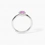 CUORE ZIRCONE ROSA